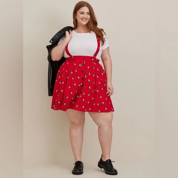 Disney Minnie Mouse Plus Size Skirtall - Picture 2 of 9